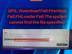 Fail:The system cannot find the file specified