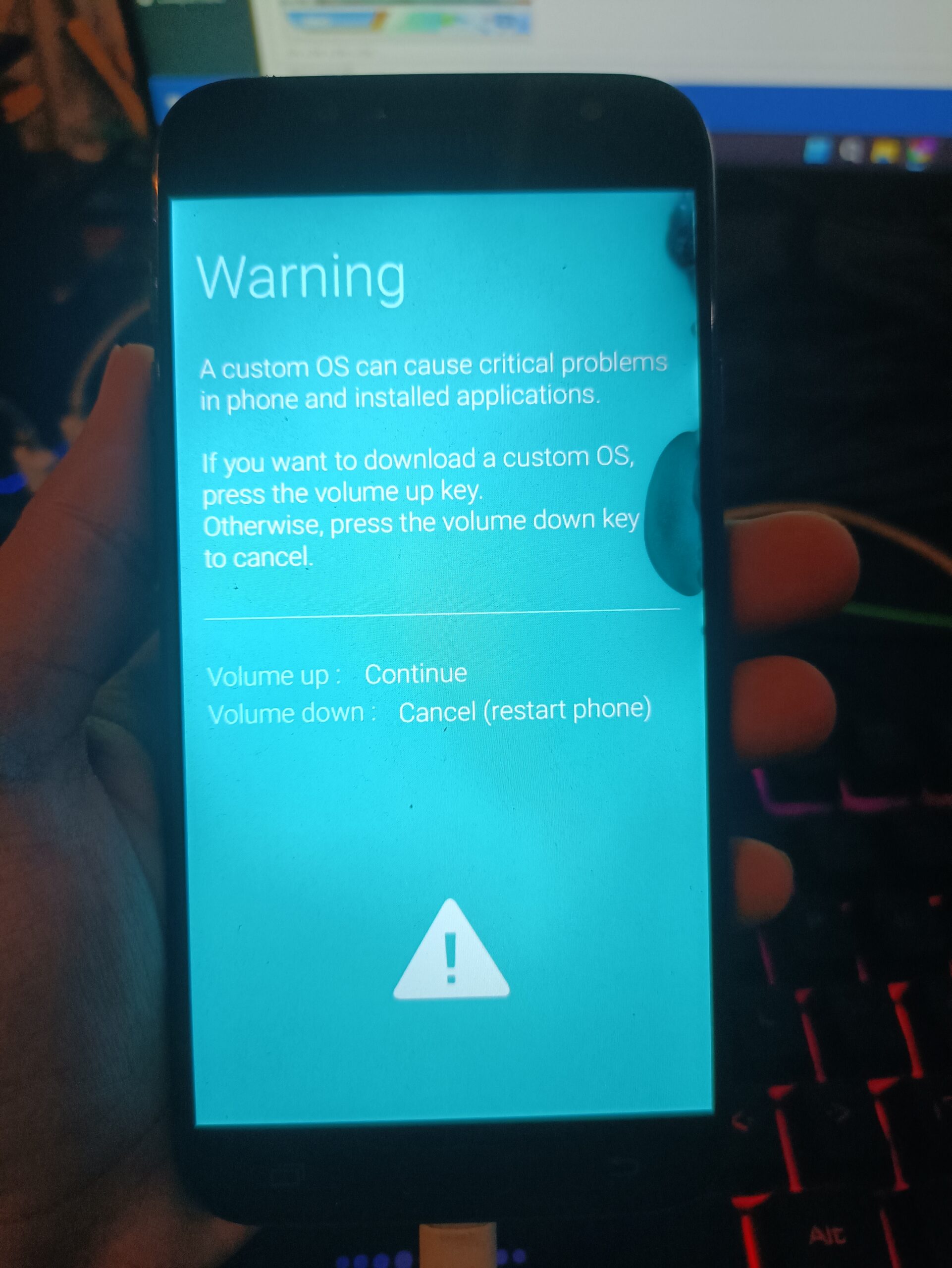 Memperbaiki An Error Has Occurred While Samsung Galaxy J7 Pro